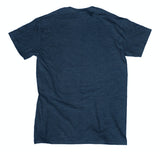 3D mens T-shirt Navy Blue/Gold
